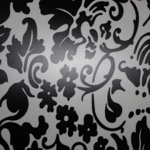 Флоренция Черно-Белая 50, пленка ПВХ CC 9050